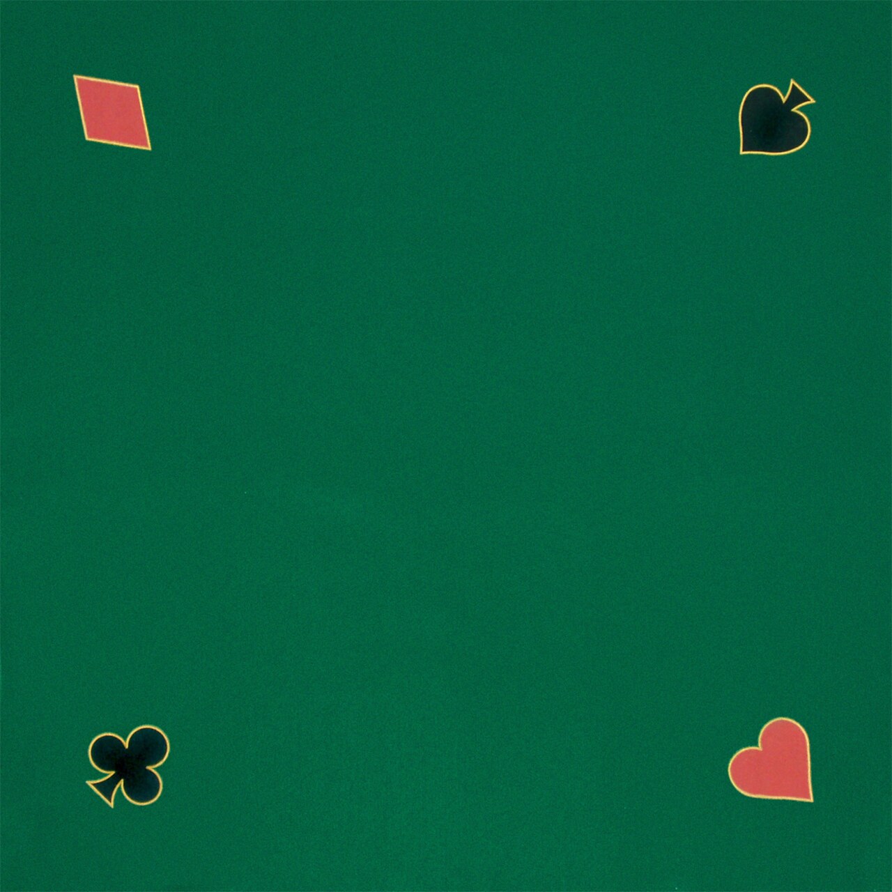 40X40 Green Poker Felt Mat Table Topper Casino Style Poker Card Game Cover